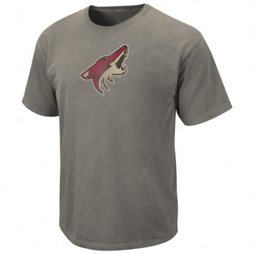 NHL Men's Phoenix Coyotes Big Time Play Short Sleeve Pigment Dye Tee (Pigment Pepper, Medium)