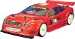 Acme Tech A1001T Nitro Radio Controlled Car - Red