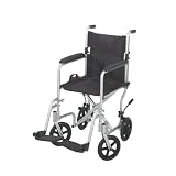 Cosco Ability Care Aluminum Transfer Chair, 19 Inch, Silver