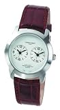 Charles Hubert Paris - Men's Premium Dual Time Function Watch with Silver-white Dial