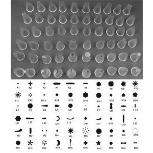 Fat Daddio's 60-Piece Polycarbonate Master Pastry Tube Set with Hinged Box