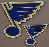 Hockey St. Louis Blues Set Of (2) Patches Small & Large