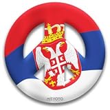 Peace Sign Magnet of Serbia by MEYOTO