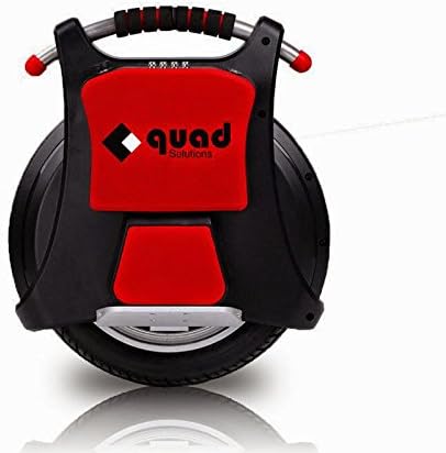 Latest Generation One-Wheel Self-Balancing Electric Quad Solutions Unicycle with Headlights for Anytime Commuting - Black