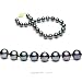 Jewelry : Single Strand 7-7.5 Inches 6-7mm Black Freshwater Cultured Pearl Bracelet