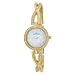 Anne Klein,AK Anne Klein Woman's 109106MPGB Swarovski Crystal Accented Gold-Tone X Shaped Bangle Watch,AK Anne Klein,109106MPGB,ANNE KLEIN-9620