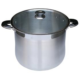 Buy Alpha 10 QT Stainless Steel Stock Pot with Glass Lid By SAVEZONEUSA ALPHA