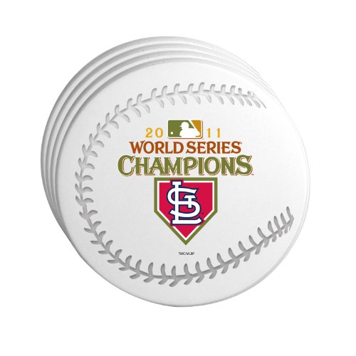 MLB 2011 World Series Champions 4-Pack Coasters