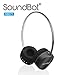 SoundBot SB271 Stereo Bluetooth 4.1 (Latest Version) Wireless Headphone for Music Streaming & Hands-Free Calling w/ 12Hrs Talk Time, 250Hrs Standby Time, Built-in Mic, Noise Reduction Ear-Cup (Black)
