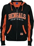 Reebok Cincinnati Bengals Youth Black Raglan Hoody Sweatshirt