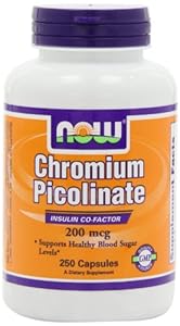 NOW Foods Chromium Picolinate 200mcg, 250 Capsules