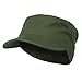 Big Size Cotton Fitted Military Cap - Olive (For Big Head)