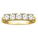 14K Yellow Gold 1 ct. Diamond Wedding Band (Highest Quality)