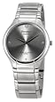 Armitron Men`s 204189GRY Diamond Accented Stainless Steel Silver-Tone Dress Watch