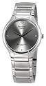 Armitron Men's Diamond Accented Stainless Steel Silver-Tone Dress Watch #204189GRY