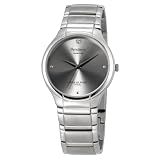 Armitron Men's Diamond Collection Silver-Tone Watch #204189GRY