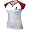 Nike Los Angeles Angels of Anaheim Ladies White Tissue Raglan Baseball T-Shirt