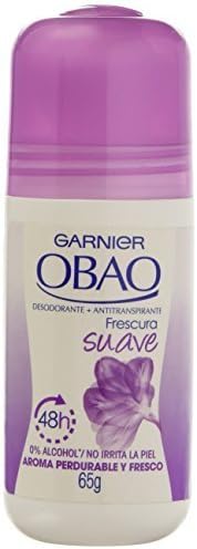 (Pack of 4) Garnier OBAO for Women, 48 Hour Roll on Deodorant & Antiperspirant, Soft Suave Scent, 65 g each by Garnier OBOA by Garnier OBOA