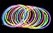 22" Glow Stick Necklaces Mixed Colors (Party Pack - 200 Necklaces)