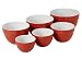 Ethos Hells Kitchen Set of 6 Mixing Bowls Red in Colour Box