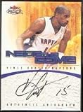 2001-02 Fleer Force Inside the Game #IG-VC Vince Carter AU /275