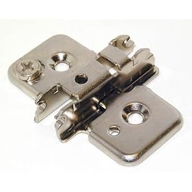 Click here to buy Blum B173H 3mm Stamped Steel Screw On Frameless Clip Mounting Plate by Blum.