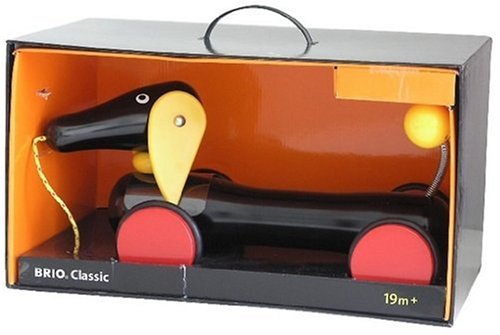 BRIO Large Pull Dachshund
