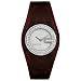 GUCCI Women's 104 Collection Diamond Burgundy Leather Strap Watch #YA104527