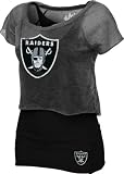 Oakland Raiders Women's Double Hit Top - Touch by Alyssa Milano