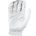 Franklin Sports MLB Baseball Batting Gloves - Shok-Sorb X Batting Gloves for Baseball + Softball - Adult + Youth Padded Non-Sting Pair - White + Black - Adult X Large