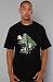LRG The Seeing Green Tee in Black,T-shirts for Men