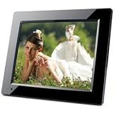 ViewSonic DPX804BK - Digital photo frame - flash 128 MB - 8 - black