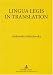 Book Lingua Legis in Translation: English-Polish and Polish-English Translation of Legal Texts