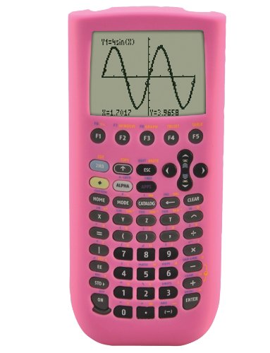 Guerrilla Pink Silicone Case For Texas Instruments TI 89 Titanium Graphing Calculator On Sale