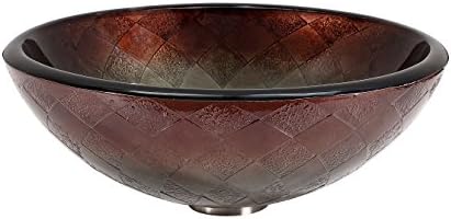 RIVUSS BARRON GS-B10 Handcrafted Tempered Glass Vessel Sink