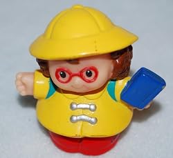 Fisher Price Crossing Guard Female in Yellor Jacket