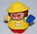 Fisher Price Crossing Guard Female in Yellor Jacket