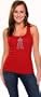 Los Angeles Angels of Anaheim Women's Primary Logo Fashion Rib Tank