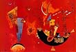 Mit Und Gegen WASSILY KANDINSKY Art Print