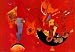 Mit Und Gegen WASSILY KANDINSKY Art Print
