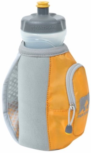 Nathan Thermal QuickDraw Handheld 22-Ounce Bottle Carrier with Pocket (Orange)