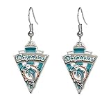 Miami Dolphins Dangle Earrings - NFL Football Fan Shop Sports Team Merchandise
