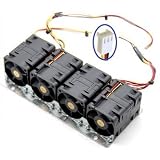 Sunon PMD1204PPB1-A.(2).F 40x56mm-3pin TAC Sensor Hi-speed 14500RPM 25.8cfm (4x fan Kit for 1U Rackmount)