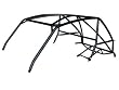 Dragonfire Racing Can Am Commander Two-Seat Bed Delete Cage. DFR-5TCBD