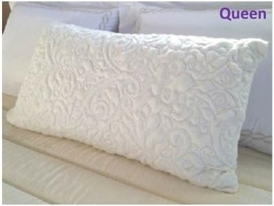 Attain Longer Periods of Deep Sleep and Rest in Comfort with This Memory Foam Pillow Infused with Cool Gel. Pillows Adapt to the Shape of Your Head Providing Neck and Shoulders with Cervical Orthopedic Support. (Queen)
