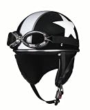 ヴィンテージヘルメット ホワイトスター ブラック BH-13K