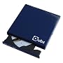 Slimline USB External Dual Layer DVD+-RW drive Reads and writes both CD & DVD media. Slim and portable drive for laptops, Netbooks and desktop PCs. Works with Windows and Linux. In Saphire Blue to match Samsung NC10 Acer Aspire one and any other blue Netbooks