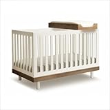 Classic Crib and Changer Set in Walnut
