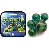 Glass Mega Marbles Sea Turtle Game Net Set (25 Piece)