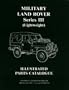 Military Land Rover Ser.3 Lt.Wt. Parts Catalog (Brooklands Military Vehicles Series)